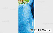 Satellite 3D Map of Shizuoka, physical outside
