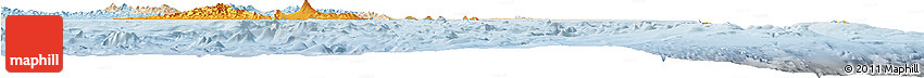 Political Horizon Map of Shizuoka, lighten