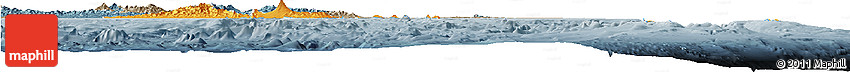 Political Horizon Map of Shizuoka, semi-desaturated