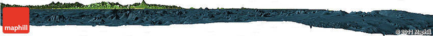 Satellite Horizon Map of Shizuoka, darken Satellite Horizon Map of Shizuoka, darken