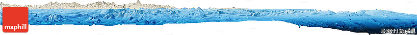 Shaded Relief Horizon Map of Shizuoka Shaded Relief Horizon Map of Shizuoka