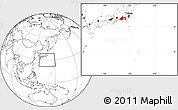 Blank Location Map of Shizuoka, highlighted parent region
