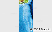 Satellite Map of Shizuoka, physical outside