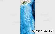 Satellite Map of Shizuoka, shaded relief outside