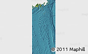 Satellite Map of Shizuoka, single color outside
