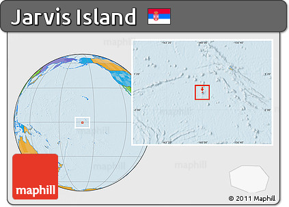 Political Location Map of Jarvis Island