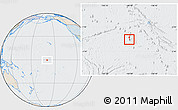 Political Location Map of Jarvis Island, lighten, semi-desaturated