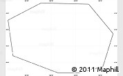 Blank Simple Map of Jarvis Island, cropped outside