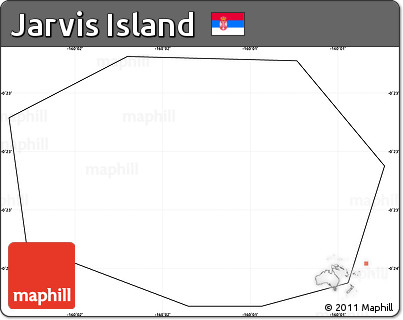 Blank Simple Map of Jarvis Island