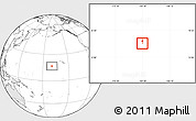 Blank Location Map of Johnston Atoll, highlighted continent
