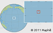 Satellite Location Map of Johnston Atoll, savanna style outside