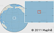 Savanna Style Location Map of Johnston Atoll, lighten, semi-desaturated, land only