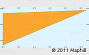 Political Simple Map of Johnston Atoll, political shades outside