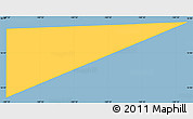 Savanna Style Simple Map of Johnston Atoll, single color outside
