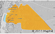 Political Map of Amman, lighten, desaturated