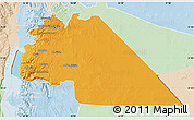 Political Map of Amman, lighten