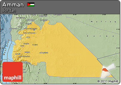 Savanna Style Map of Amman