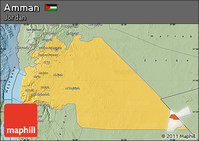 Savanna Style Map of Amman