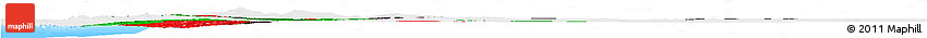 Flag Horizon Map of Jordan, single color outside, bathymetry sea, flag centered