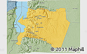 Savanna Style 3D Map of Karak