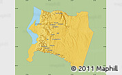 Savanna Style Map of Karak, single color outside
