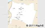 Classic Style Simple Map of Karak