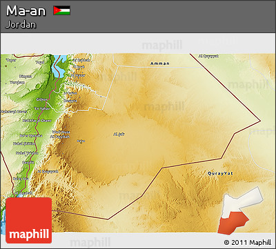 Physical 3D Map of Ma-an