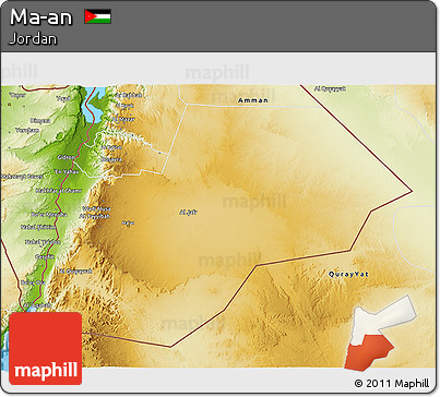 Physical 3D Map of Ma-an