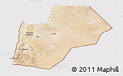 Satellite 3D Map of Ma-an, cropped outside