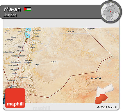 Satellite 3D Map of Ma-an