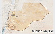Satellite 3D Map of Ma-an, lighten