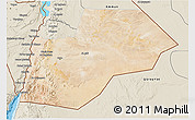 Satellite 3D Map of Ma-an, shaded relief outside