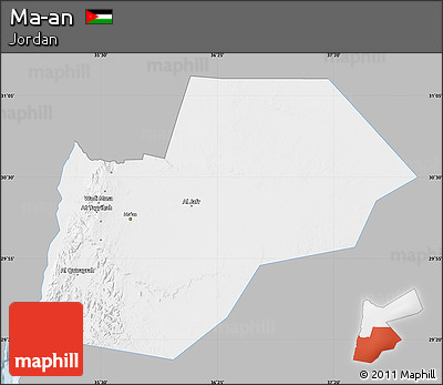 Gray Map of Ma-an, single color outside