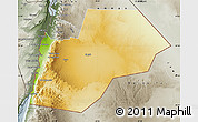 Physical Map of Ma-an, semi-desaturated