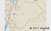 Shaded Relief Map of Ma-an