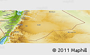 Physical Panoramic Map of Ma-an