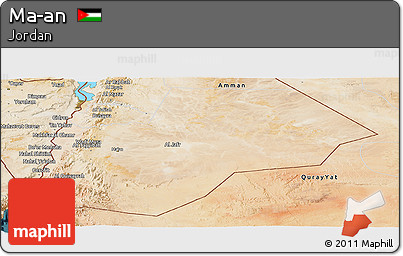 Satellite Panoramic Map of Ma-an