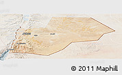 Satellite Panoramic Map of Ma-an, lighten