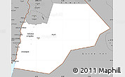 Gray Simple Map of Ma-an