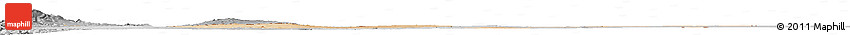 Satellite Horizon Map of Mafraq, desaturated