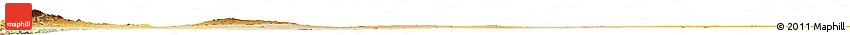 Satellite Horizon Map of Mafraq, physical outside