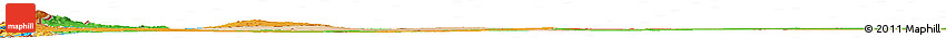 Satellite Horizon Map of Mafraq, political outside