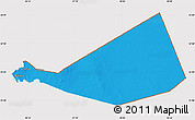 Political Map of Mafraq, cropped outside