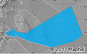 Political Map of Mafraq, desaturated