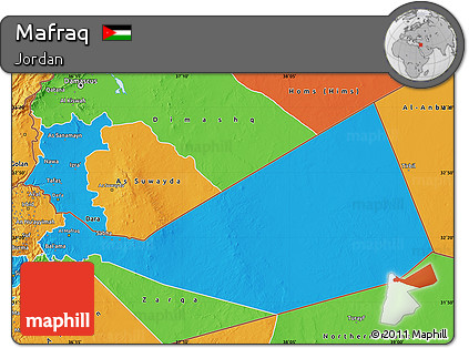 Political Map of Mafraq