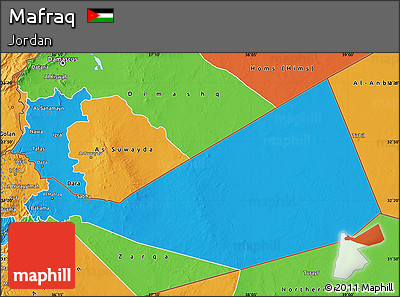 Political Map of Mafraq