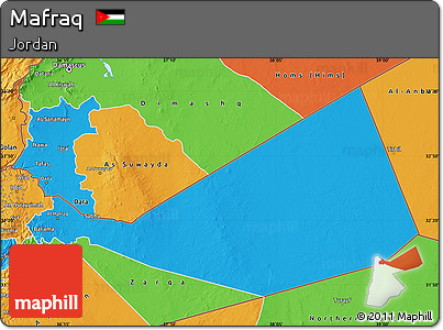 Political Map of Mafraq