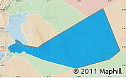 Political Map of Mafraq, lighten