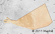 Satellite Map of Mafraq, lighten, desaturated