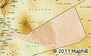 Satellite Map of Mafraq, physical outside